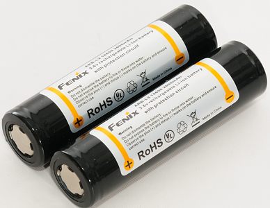 Fenix 18650 Rechargeable Batteries