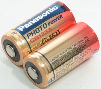 Panasonic CR123A Photo Power Lithium battery, All India Delivery