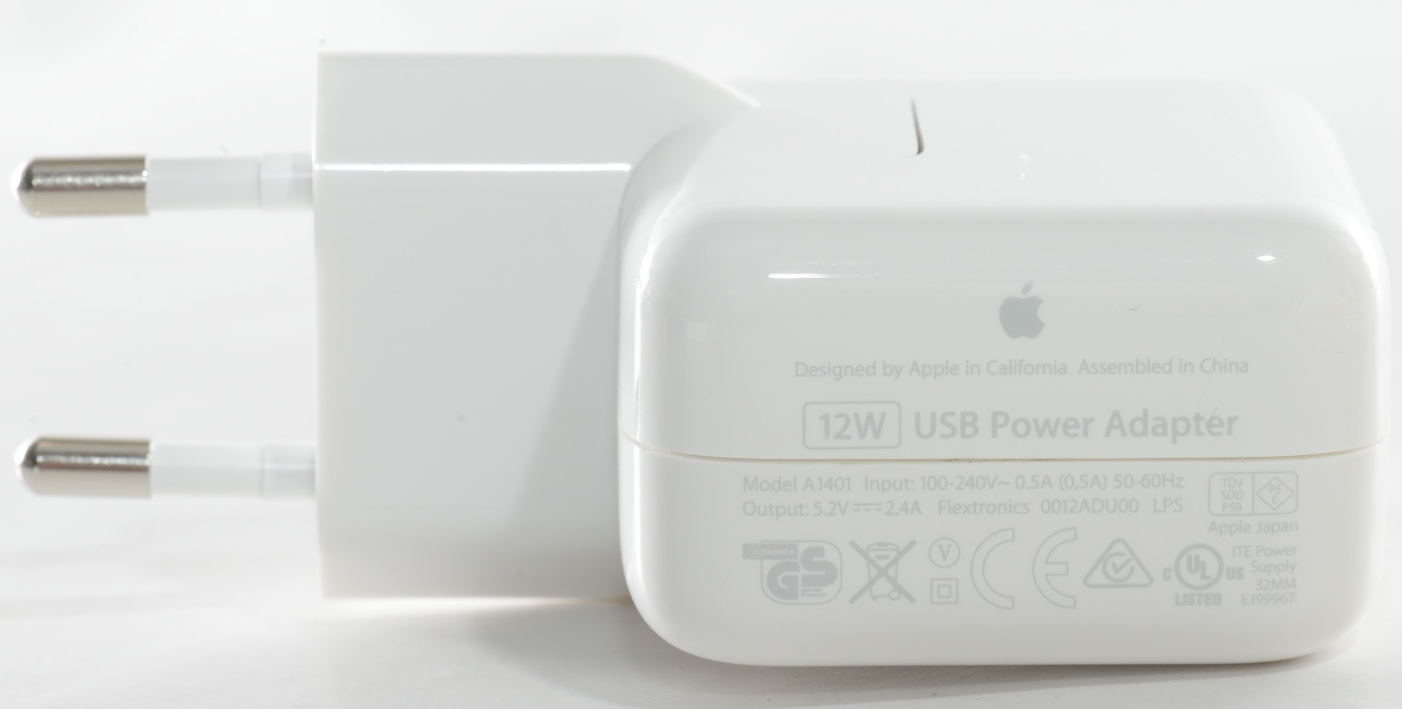 Test/Review of Apple 12W USB power adapter model A1401 |  BudgetLightForum.com