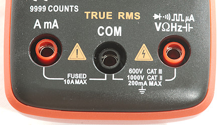 Multimètre Numérique, Multimètre Digital TRMS ANENG AN8008 Capacimètre  Tension/Courant AC DC Résistance