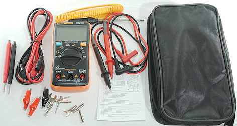 Aneng AN8009 Multimeter - Pro Kit Black • Make Electronics