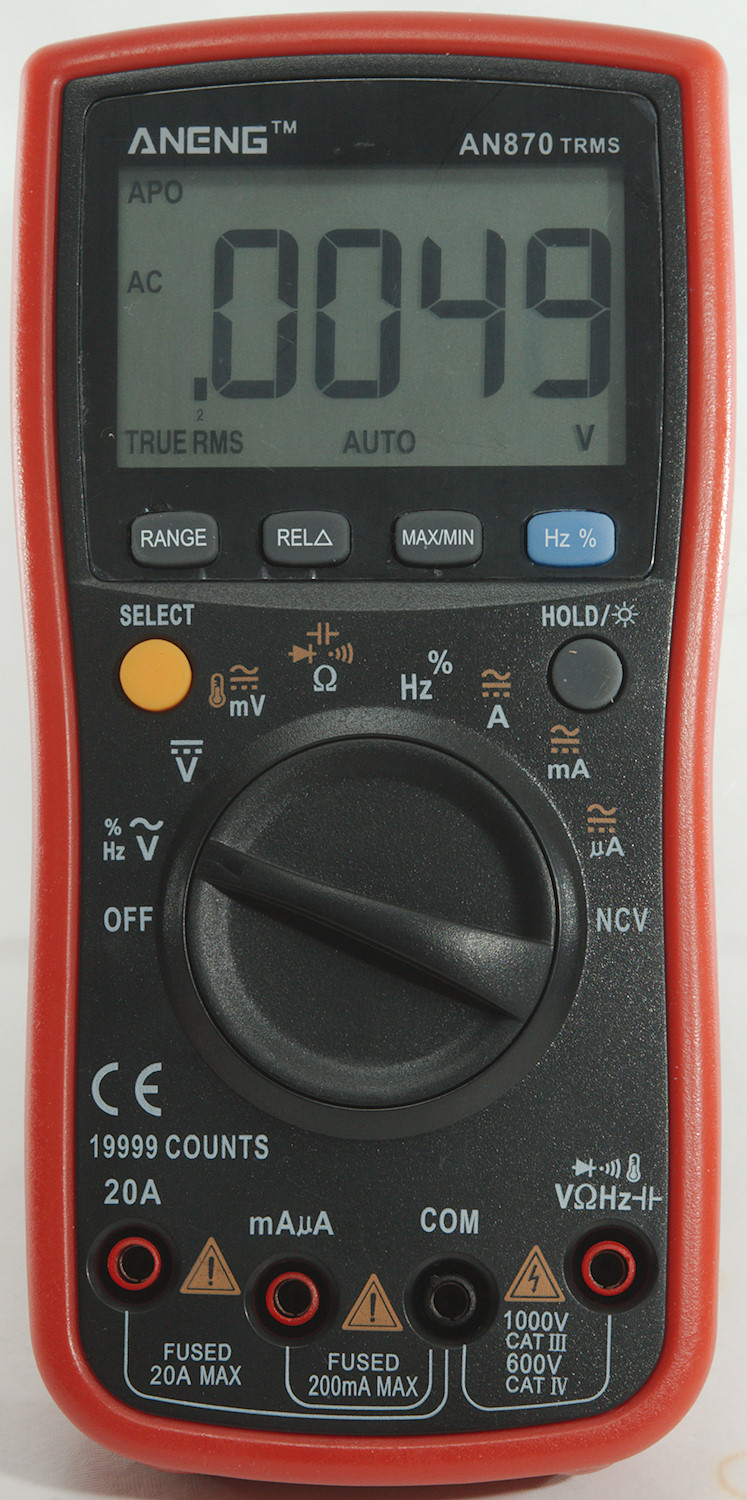 ANENG AN870 Auto Range Digital Precision Multimeter 19999 Counts True-RMS  NCV Ohmmeter Tester, DMM, डिजिटल मल्टीमीटर - My Store, Kayamkulam