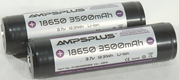 Ampsplus 14500 900mAh 3.7V Rechargeable Battery