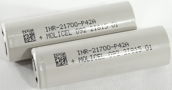 Test/review of Molicel INR21700-P42A 4200mAh (Gray) - Rechargeable  Batteries 