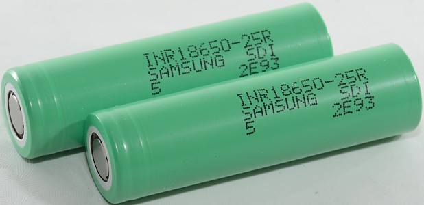 omhyggeligt nyhed Fru Test of Samsung INR18650-25R 2500mAh (Green)