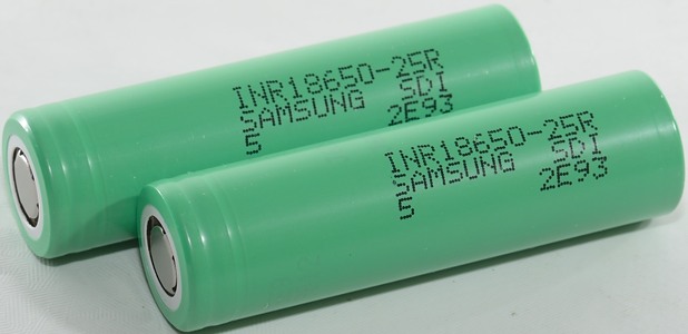 18650 - Samsung 25R 2500mAh 20A