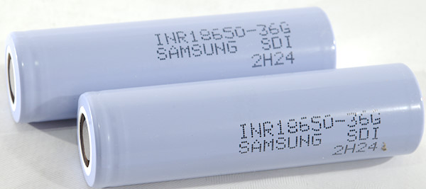 Samsung 36G 18650 3600mAh 10A Battery