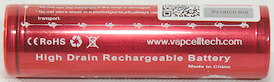 Test Review Of Vapcell Inr18650 2600mah G26 Red 2019 Budgetlightforum Com