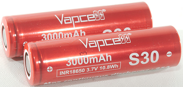 Batteria Vapcell 18650 3000 mAh 20A/35A - V30