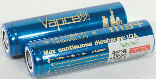 Batería 18650 Vapcell F34 3400mAh-20A - Vaporizadores Chile