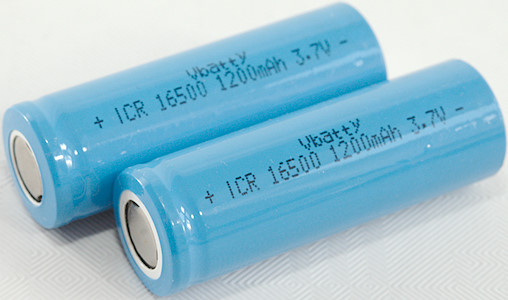 Batterie 3.7v 16500 Li-ion 1200mAh