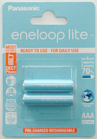 ENELOOP LITE BK-4LCCE/4BE 550mAh Batterie Ricaricabili AAA 3000