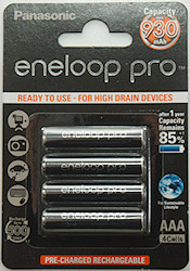 Panasonic Eneloop Pro AAA Rechargeable Batteries 930mAh BK-4HCDE/4BE UK  Wholesalers