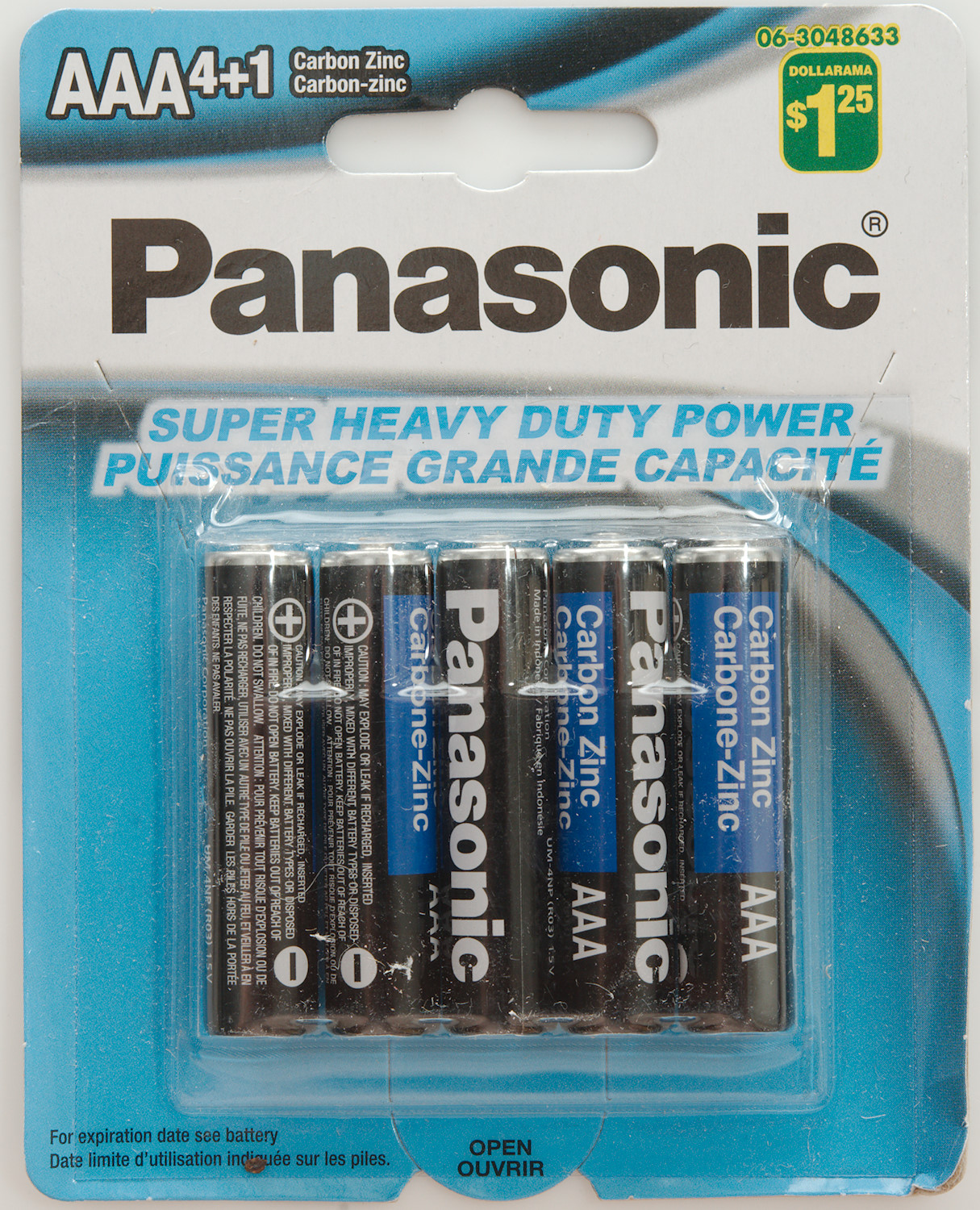 24 Pack Panasonic Super Heavy Duty D Batteries Retail Packaging 
