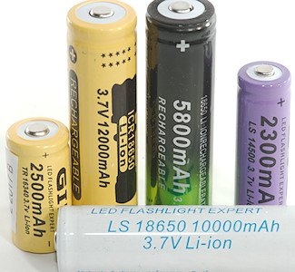 TrustFire 14500 3.7V 900mAh AA Li-ion battery's real capacity test