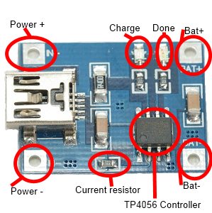 TP4056-1A LIPO Battery Charger Module