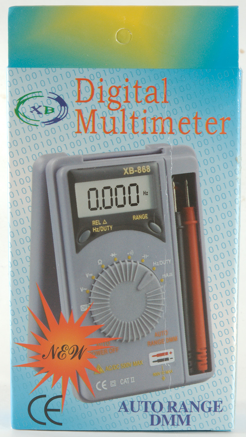 XB866 Mini LCD Auto Range AC/DC Pocket Digital Multimeter Voltmeter Tes xhL_SG 