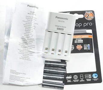 Panasonic Eneloop PRO Caricabatterie Rapido BQ CC16