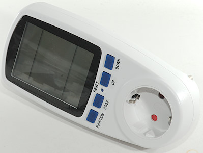 TS-836A enchufe medidor de potencia, monitor indicador de uso de energía,  voltaje, amperes, electricidad. Reduce el costo de la energía.