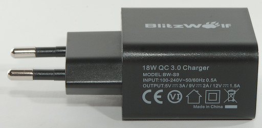 Blitzwolf Fast Charge USB Plug Charger - Chargeur mural Quick Charge 3.0