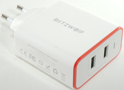 Blitzwolf Fast Charge USB Plug Charger - Chargeur mural Quick Charge 3.0