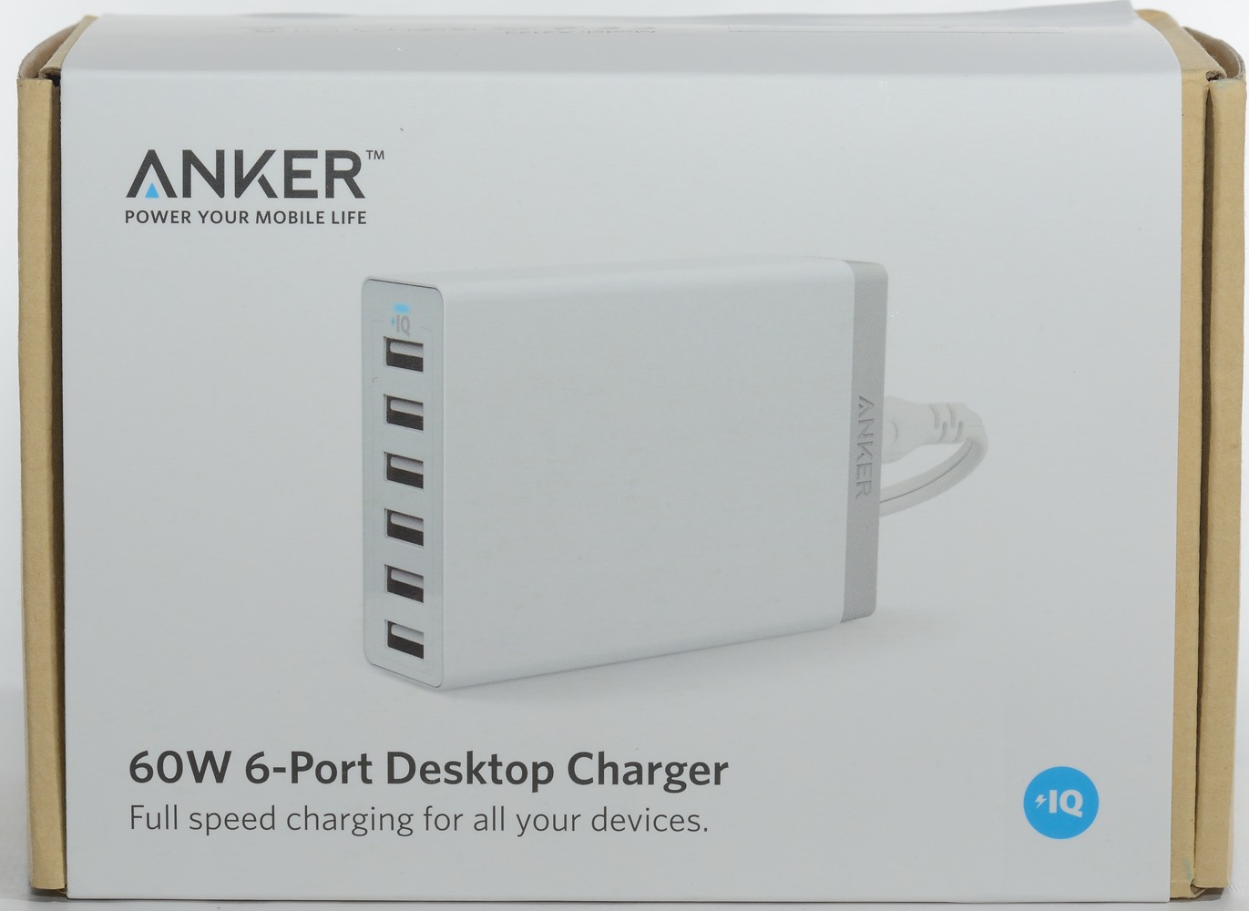 Anker Chargeur Secteur USB PowerPort 6 Ports 60W…