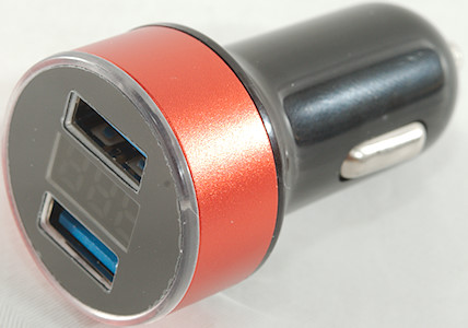 Test of Car charger 5V-3.1A Dual USB