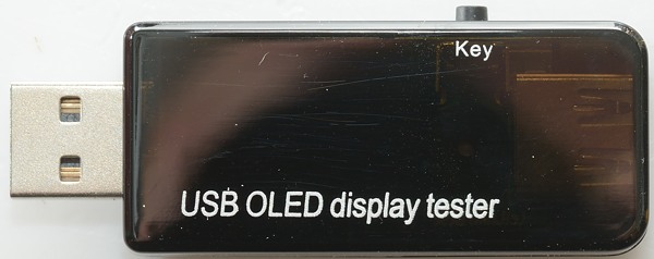 Test of USB OLED display tester J7-4T