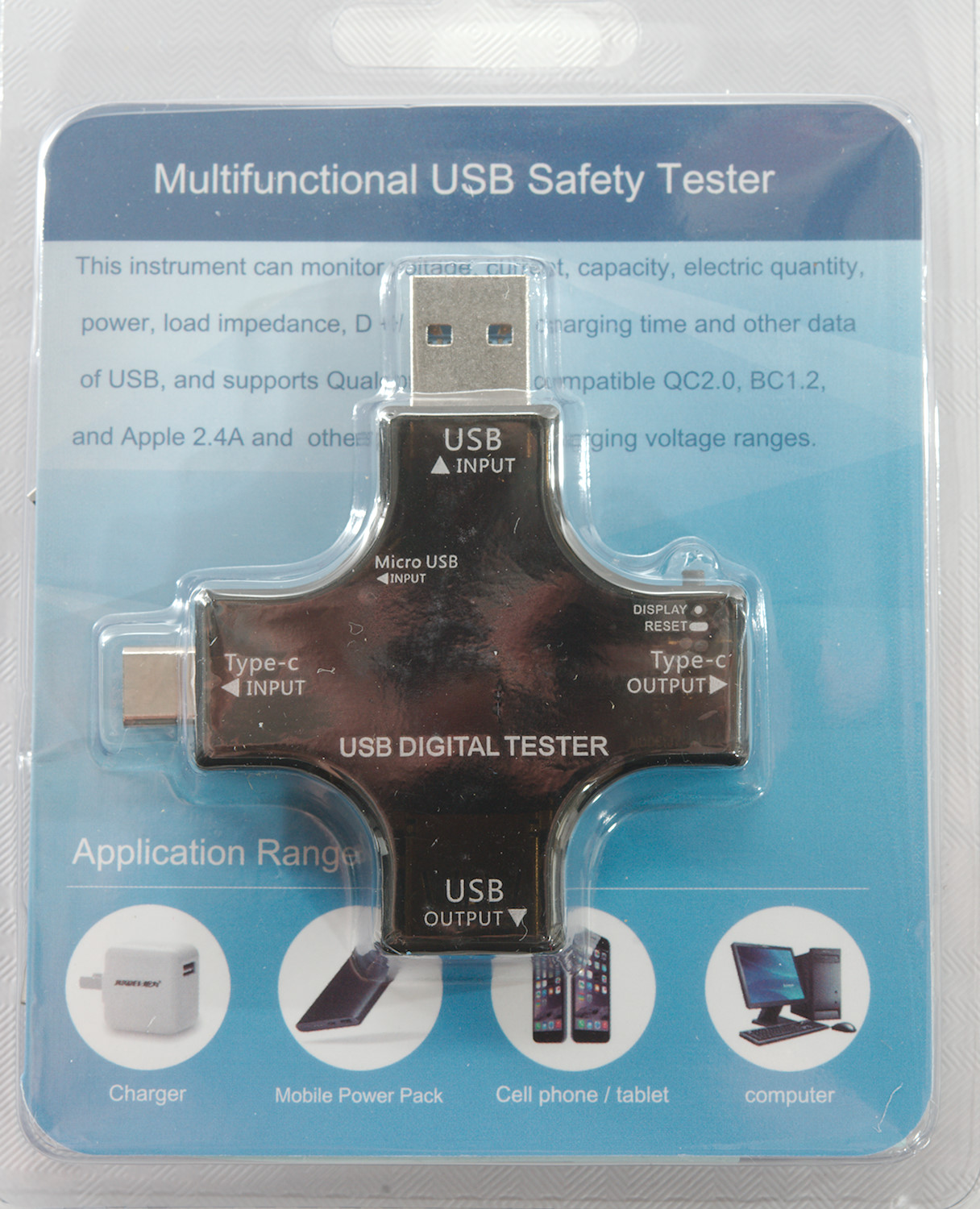Test of USB digital tester J7-c 2019